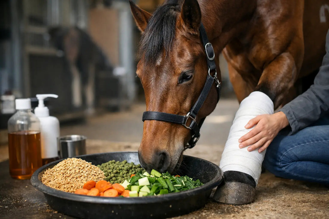 Paard herstellen na blessure voeding uitgelegd