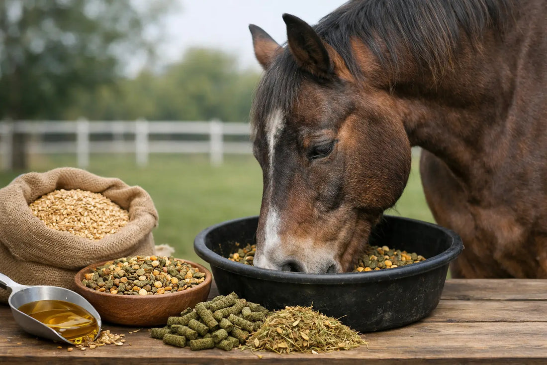 Beste voeding voor senior paard kiezen