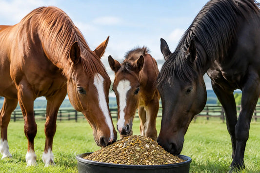 Stud Farm Nutrition for Mares, Foals, and Stallions