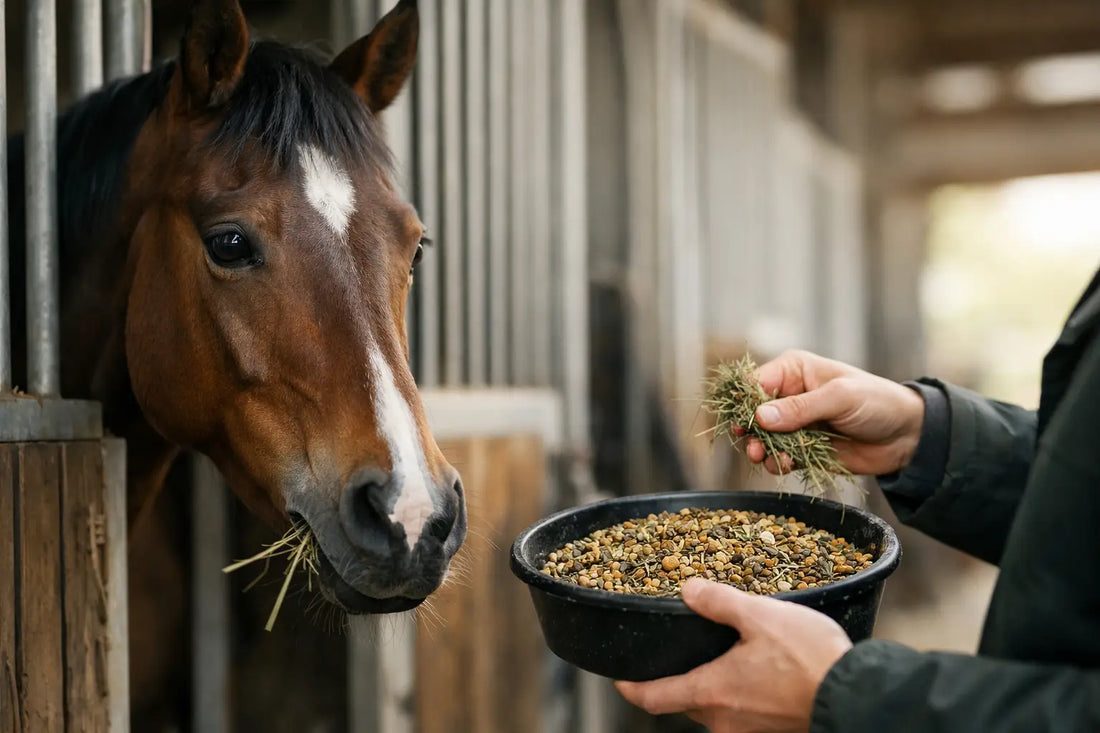Pferd nervös im Stall - Fütterung richtig prüfen