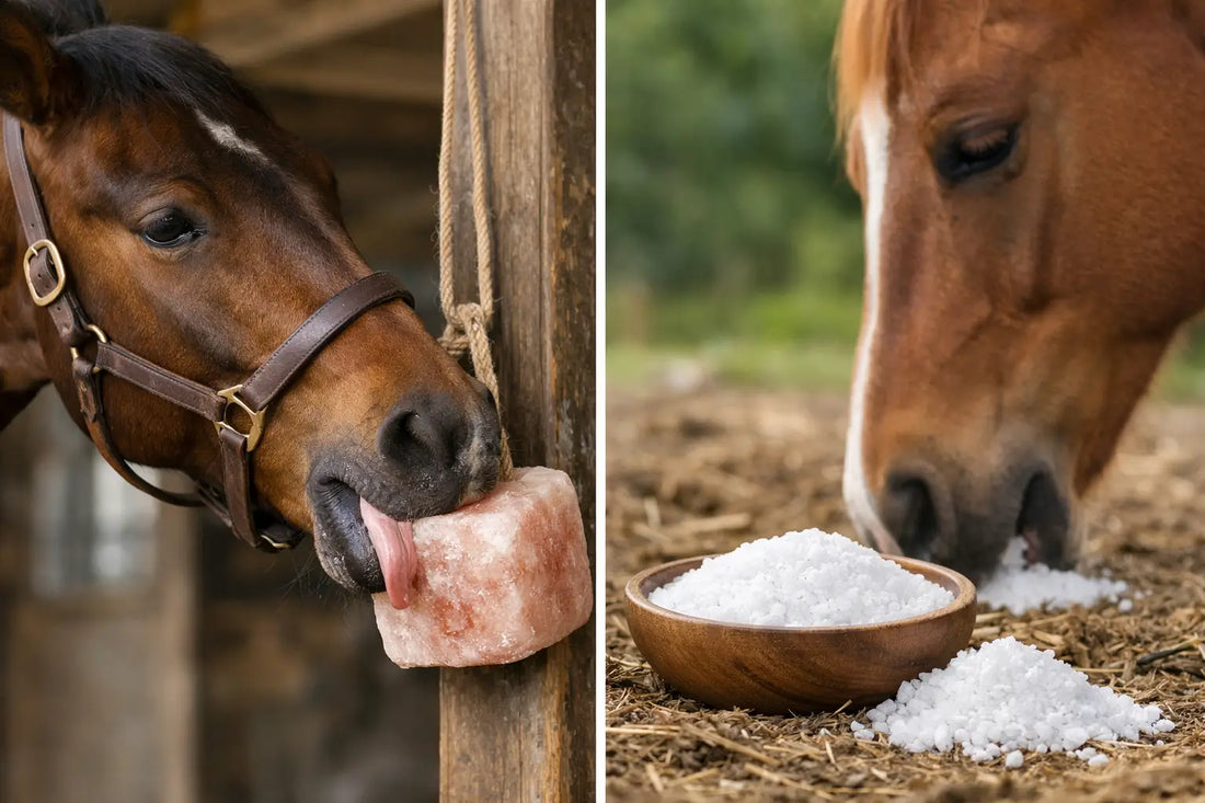 Salt Lick Versus Loose Salt for Horses