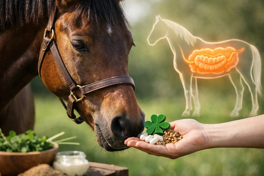 Wie verbessert man die Darmflora beim Pferd?