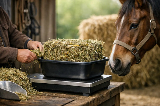 How to Weigh Horse Forage for a Better Ration