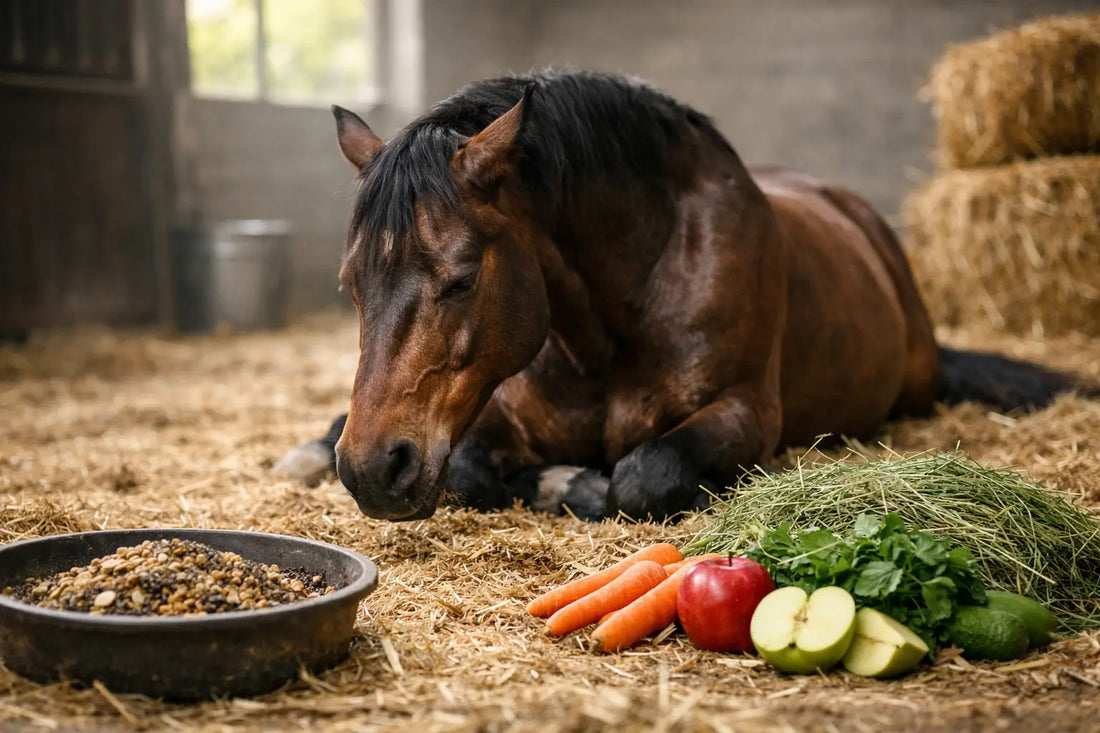 Pferd bei Kreuzeverschlag richtig ernähren