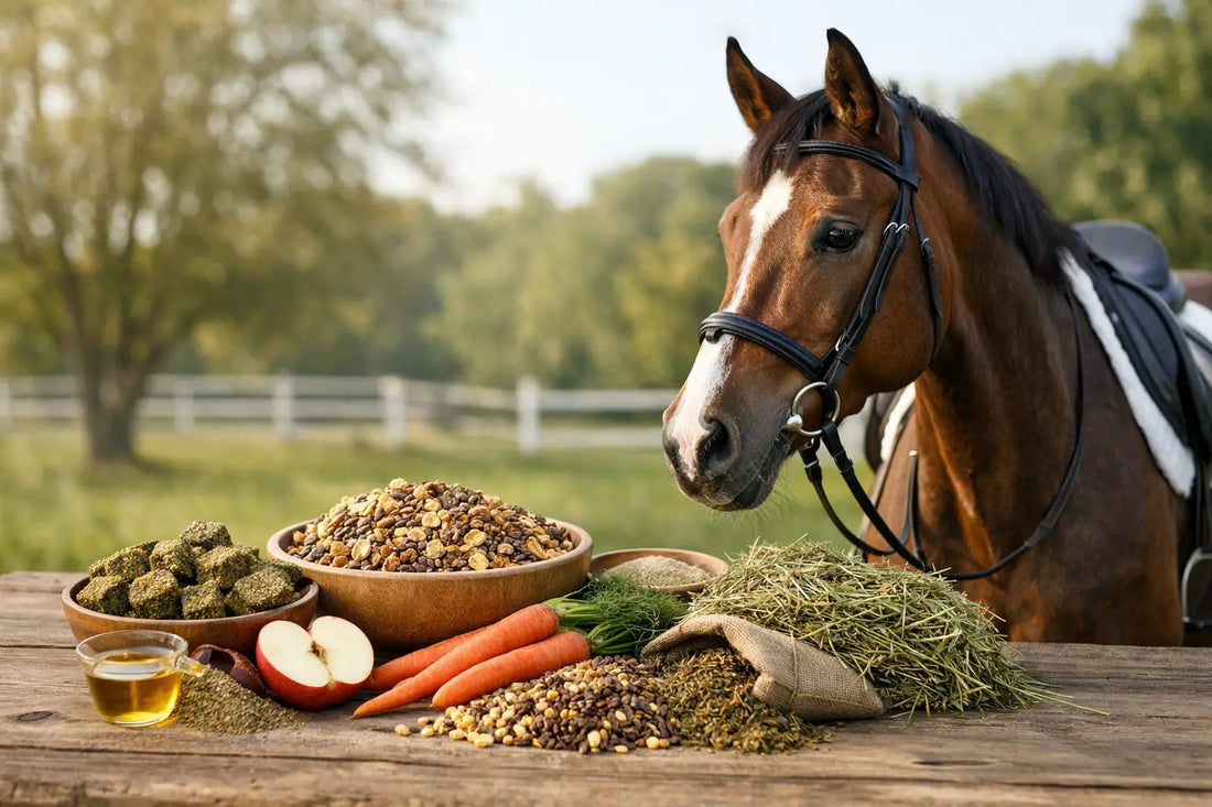 Beispiel-Ration für ein junges Sportpferd