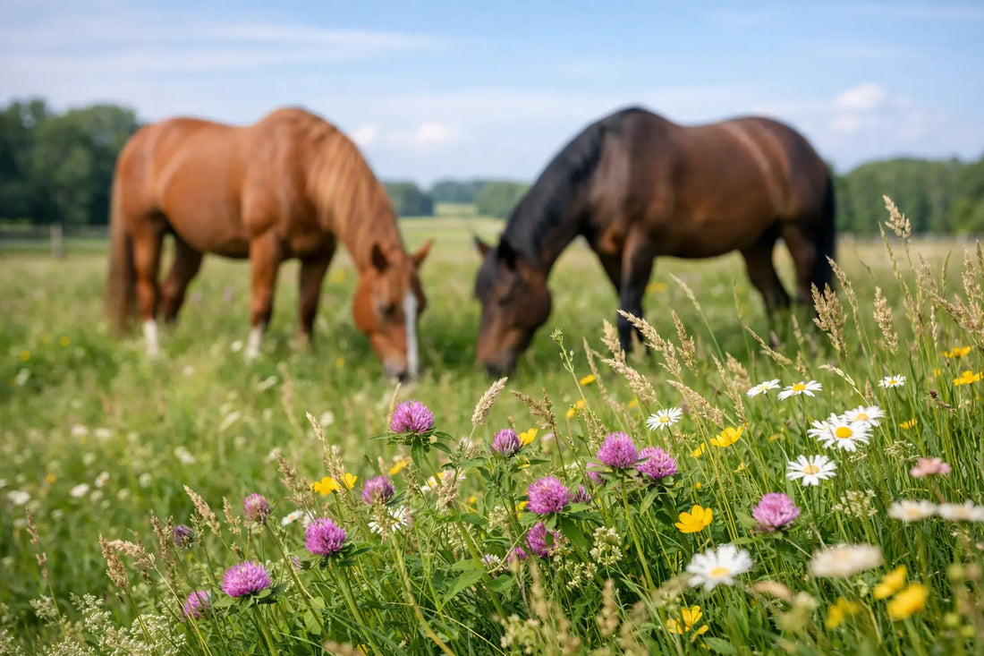Biodivers ruwvoer voor paarden: zo bouw je op