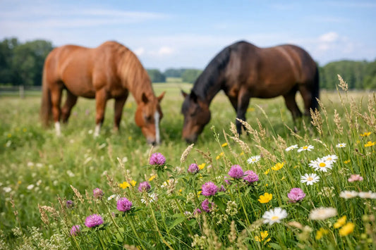 Biodivers ruwvoer voor paarden: zo bouw je op