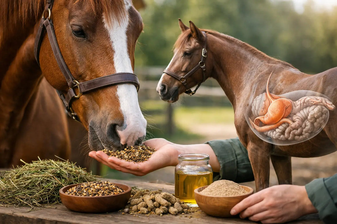 Hoe ondersteun je de vertering van je paard?