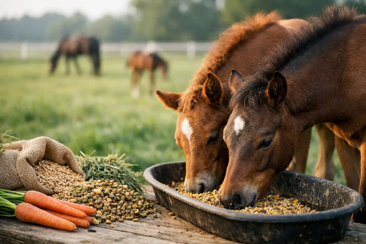 Voeding voor opgroeiende paarden uitgelegd