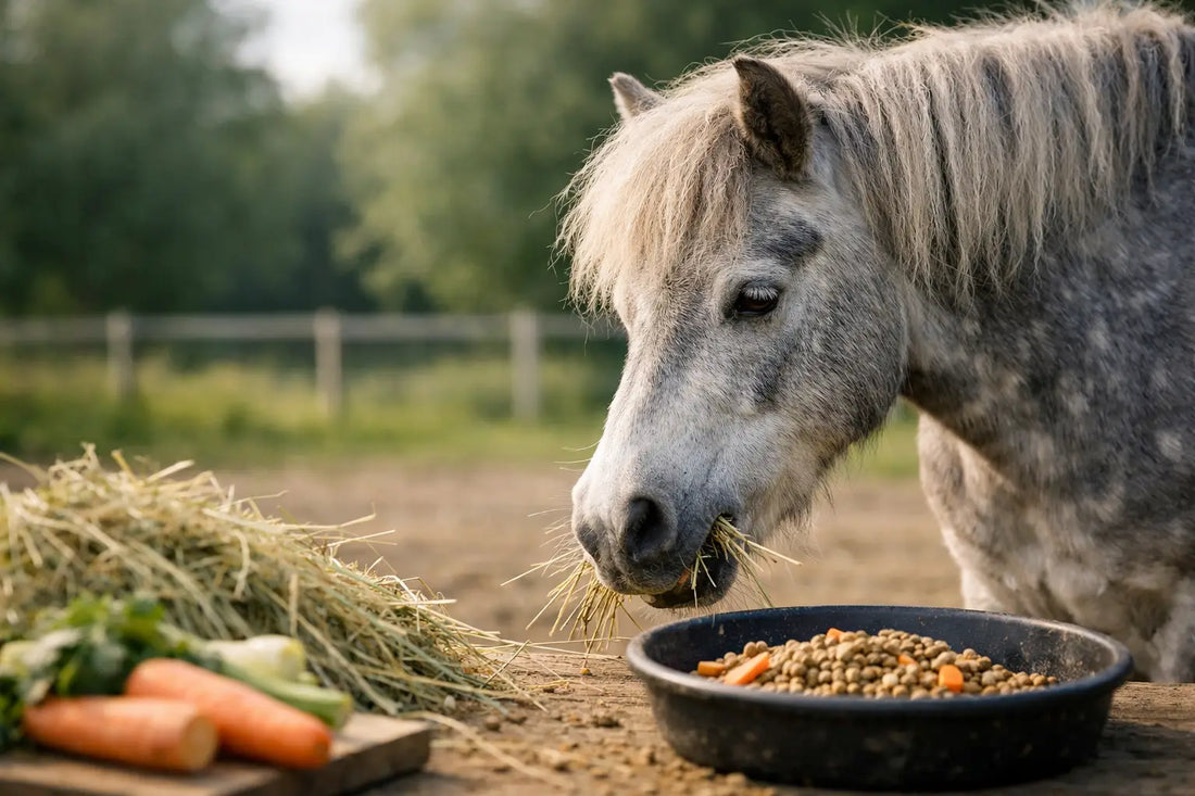 Hoe voer je een sobere pony zonder tekorten?