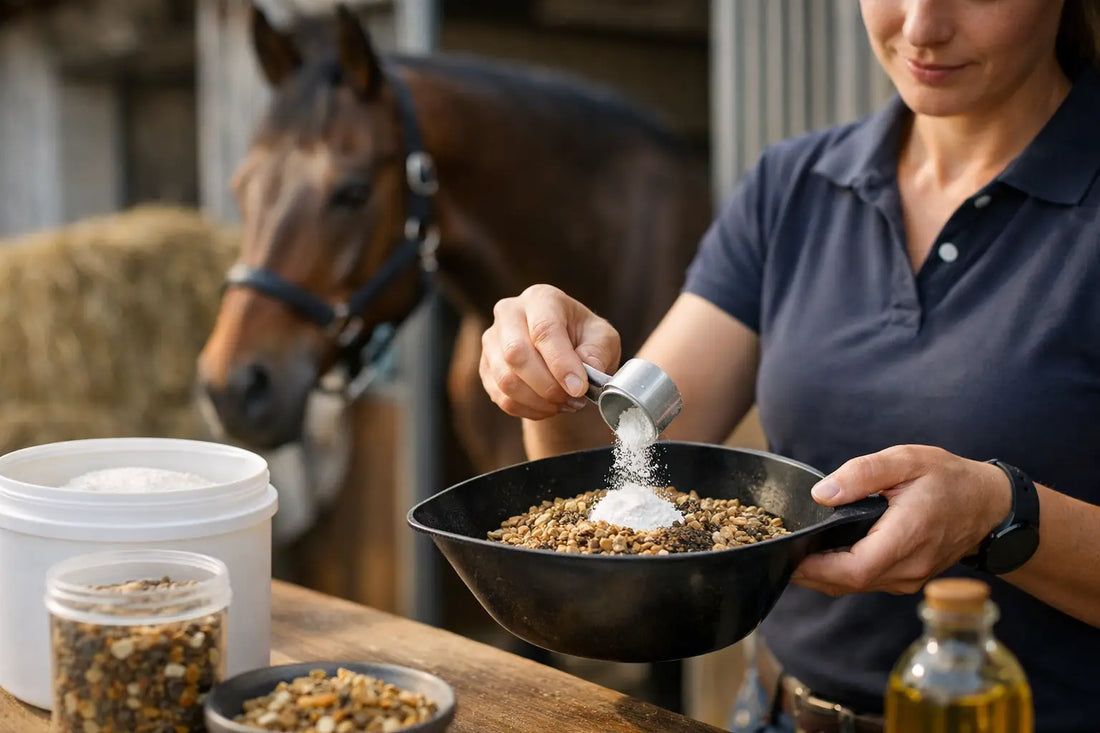 Hoe bouw je een balancer op voor je paard?