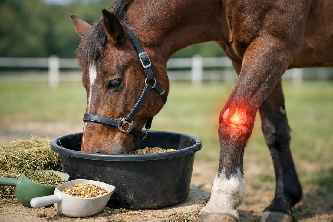 Welk voer past bij artrose bij paarden?