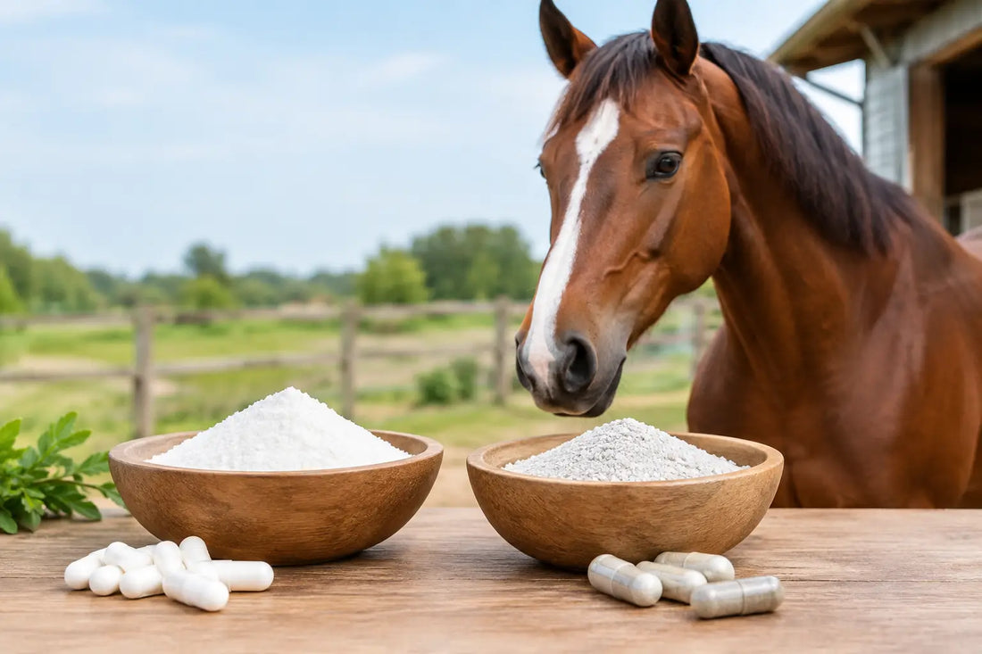 Magnesiumcitraat versus magnesiumoxide bij paarden