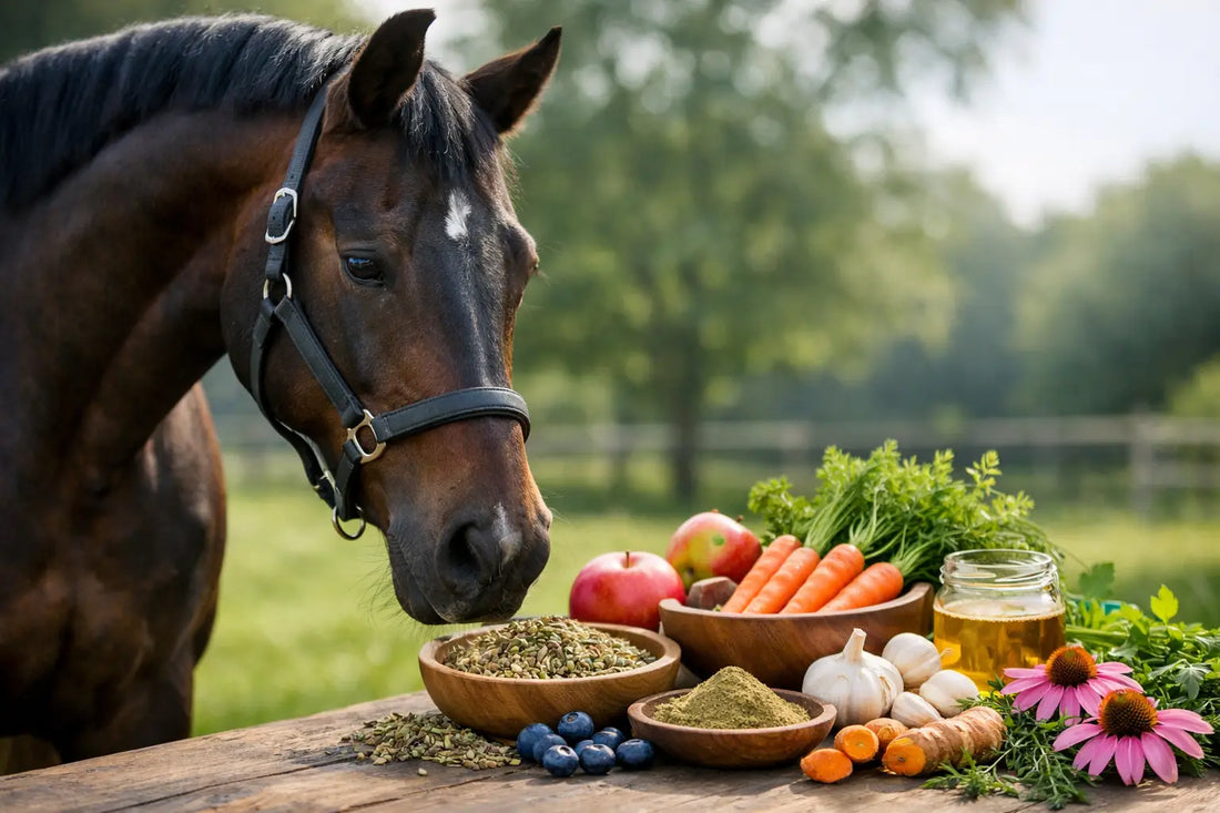 Immuunondersteuning bij paarden met voeding