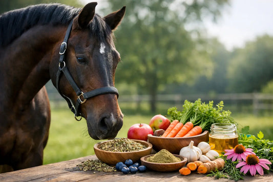 Immuunondersteuning bij paarden met voeding