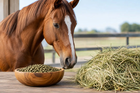 Forage Pellets Versus Hay for Your Horse