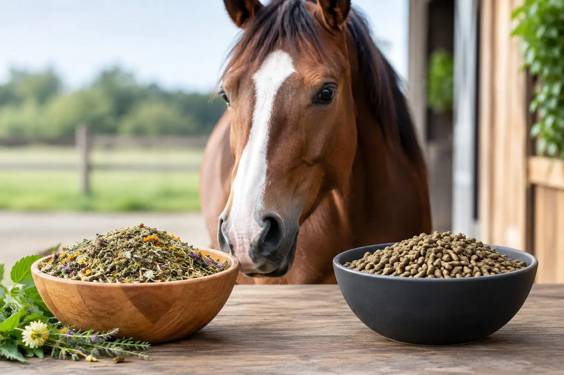 Kruidenmix versus rantsoenbalancer voor je paard