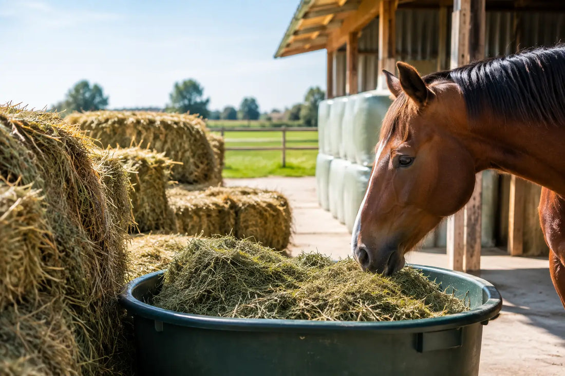Paardenvoer opslaan in de zomer zonder kwaliteitsverlies