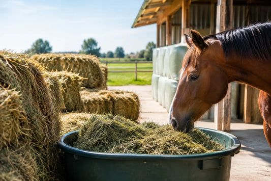 Paardenvoer opslaan in de zomer zonder kwaliteitsverlies