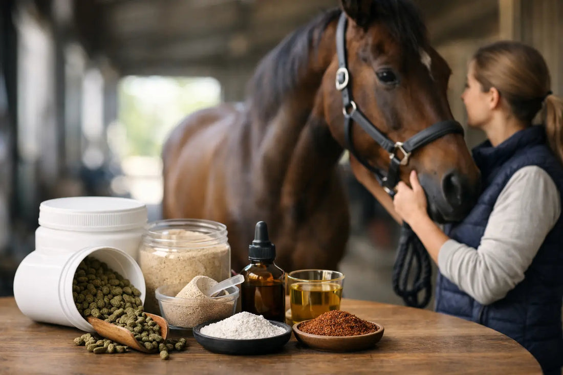 Hoe kies je paarden supplementen met verstand?