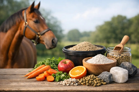 Vitaminen en mineralen paard: wat is nodig?