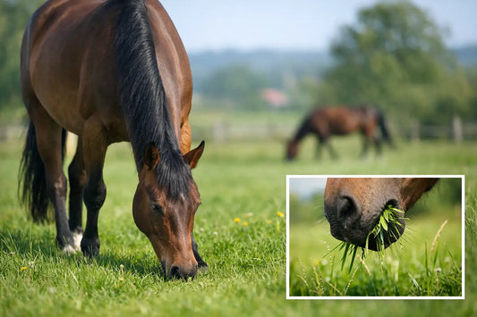 Pferd anweiden ohne Verdauungsprobleme