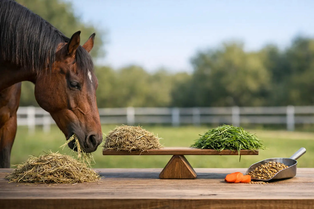 How to Balance Horse Forage Diet Right