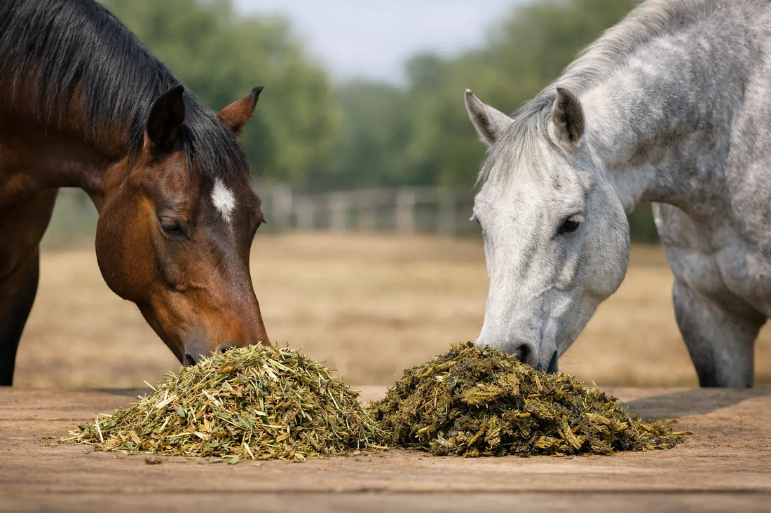 Chopped Forage Versus Haylage for Horses