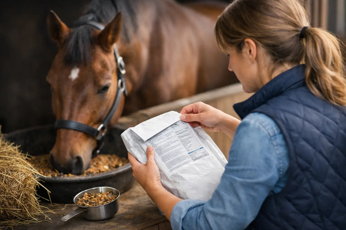 Hoe lees je een voeretiket voor je paard?