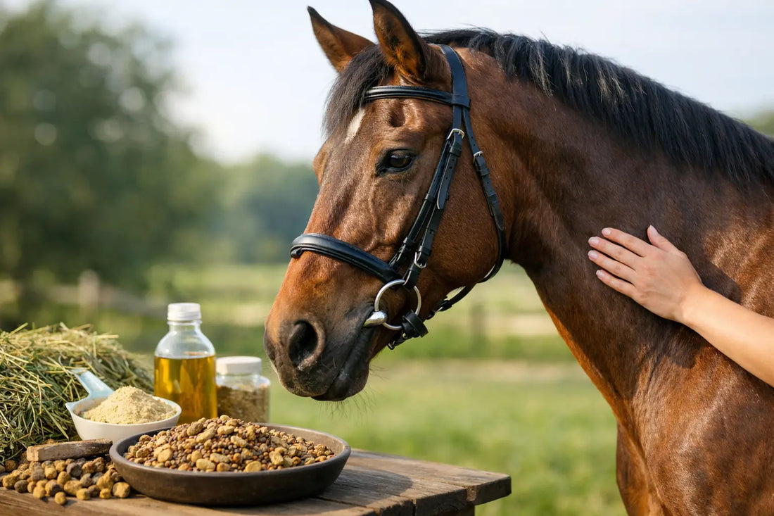 Spierproblemen paard: voeding als basis
