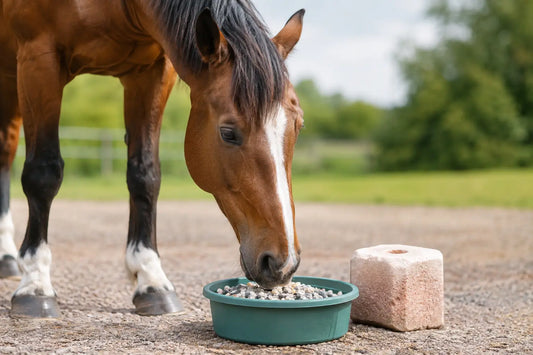 Losse mineralen of liksteen voor je paard